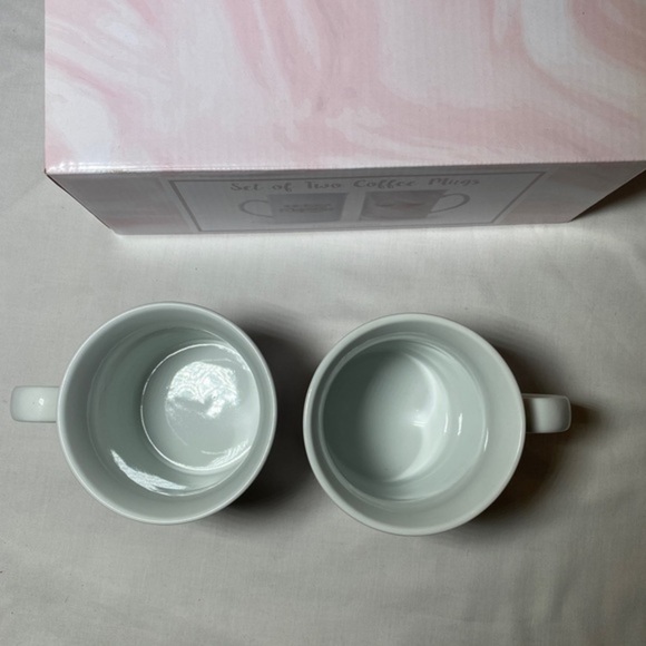 Set Of Two Coffee Mugs Hello‎ Gorgeous/ Lashes - Picture 5 of 6